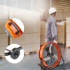  Ipari dobventilátor 8700 CFM teljesítménnyel – 3 sebességfokozat, 360°-ban dönthető fej, 145 W motor, halk működés, mobil kivitel 78 × 71 × 32 cm méretben