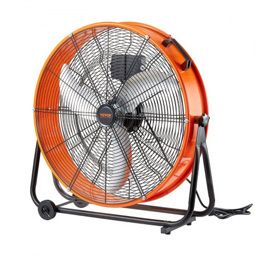  Ipari dobventilátor 8700 CFM teljesítménnyel – 3 sebességfokozat, 2 órás időzítővel, 360°-ban forgatható, 145 W teljesítmény, könnyen mozgatható kivitel