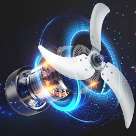    Ipari dobventilátor 8700 CFM teljesítménnyel – 3 sebességfokozat, 2 órás időzítővel, 360°-ban forgatható, 145 W teljesítmény, könnyen mozgatható kivitel