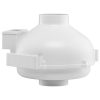Radoncsökkentő csőventilátor rendszer – 98–114 mm átmérő, 260 m³/h légszállítás, nyomásmérővel, csendes működés, víz- és porálló kivitel