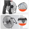 Ipari padló- és fali ventilátor 508 mm-es lapátátmérővel – 4800 CFM légszállítás, 3 fokozat, 360°-ban dönthető, 72 W teljesítmény, alacsony zajszinttel