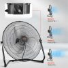 Ipari padló- és fali ventilátor 508 mm-es lapátátmérővel – 4800 CFM légszállítás, 3 fokozat, 360°-ban dönthető, 72 W teljesítmény, alacsony zajszinttel