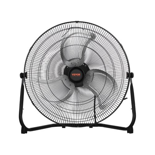  Ipari padlóventilátor 450 mm-es lapátátmérővel – 3 fokozatú, 4000 CFM légszállítás, 360°-ban dönthető fejjel, csendes működés, könnyen hordozható kivitel
