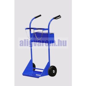   Dupla gázpalack szállító molnárkocsi palackszállító kocsi 2 db 40 liter 37,5 kg CO2 oxigén, argon ipari hegesztőpalack számára 