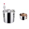 Pálinkafőző 11,4 literes lepárló rozsdamentes acél alkohol desztilláló rézspirállal