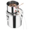 Pálinkafőző 11,4 literes lepárló rozsdamentes acél alkohol desztilláló rézspirállal