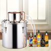 Pálinkafőző 30 literes lepárló rozsdamentes acél alkohol desztilláló rézspirállal otthoni párlatkészítéshez