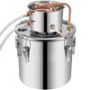 Pálinkafőző 30L rozsdamentes acél alkoholdesztilláló készülék rézspirállal