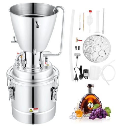 Lepárló 50 literes alkohol desztilláló berendezés rozsdamentes acél pálinkafőző 220–240V