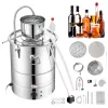 Lepárló 50L alkohol desztilláló berendezés 2800W rozsdamentes acél pálinkafőző, automatikus hűtéssel