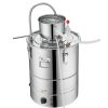 Lepárló 50L alkohol desztilláló berendezés 2800W rozsdamentes acél pálinkafőző, automatikus hűtéssel