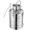 Lepárló 50L alkohol desztilláló berendezés 2800W rozsdamentes acél pálinkafőző, automatikus hűtéssel