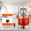 Lepárló 50L alkohol desztilláló berendezés 2800W rozsdamentes acél pálinkafőző, automatikus hűtéssel