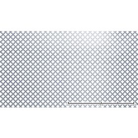   Perforált lemez 1000x2000x1 mm acél tábla 10x10 mm lyuk díszítő perforált lemez Szabad áteresztő felület: 46%