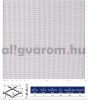 Perforált lemez acél 1000x2000 mm tábla 6x3 mm lyuk rombusz alakú osztással 47%-os áteresztő felülettel 