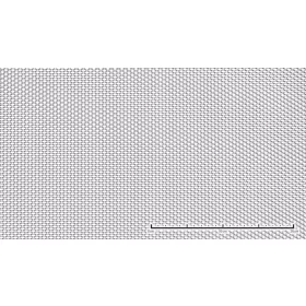 Perforált lemez acél 1000x2000 mm tábla 10x5 mm lyuk rombusz alakú osztással 36%-os áteresztő
