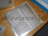 Perforált lemez acél 2000X1500 mm tábla 115x52 mm lyuk rombusz alakú osztással 10%-os áteresztő felülettel 