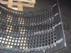 Perforált lemez acél 1000x2000x3 mm tábla 10x10 mm lyuk hálós osztással