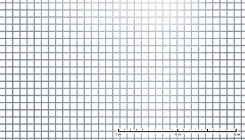 Perforált lemez acél 1000x2000x1,5 mm tábla 10x10 mm lyuk hálós osztással Szabad áteresztő felület: 69%