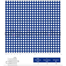   Perforált lemez acél 1000x2000x1 mm tábla 5x5 mm lyuk hálós osztással Szabad áteresztő felület: 39%
