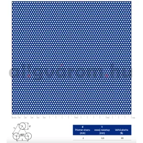 Perforált lemez acél 1000x2000x2 mm tábla 2 mm lyuk kör alakú osztással 30%-os áteresztő felülettel