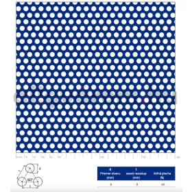 Perforált lemez acél 1000x2000x2 mm tábla 6 mm lyuk kör alakú osztással 40%-os áteresztő felület