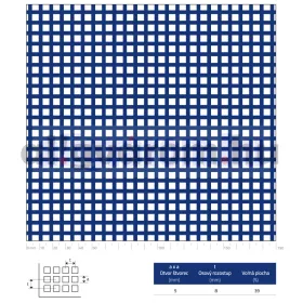 Perforált lemez rozsdamentes acél 1000x2000mm tábla 5x5 mm lyuk hálós osztással