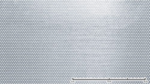 Perforált lemez alumínium 1000x2000mm tábla 3 mm lyuk Körlyukasztás átlós osztással Szabad áteresztő felület: 33%