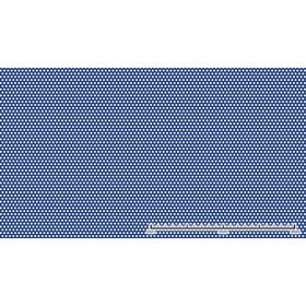   Perforált lemez rozsdamentes 1000x2000x2mm tábla 3 mm lyuk Körlyukasztás átlós osztással Szabad áteresztő felület: 33% saválló inox