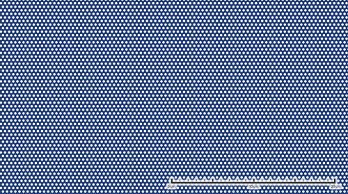 Perforált lemez rozsdamentes 1000x2000x2mm tábla 3 mm lyuk Körlyukasztás átlós osztással Szabad áteresztő felület: 33% saválló inox