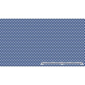   Perforált lemez rozsdamentes 1000x2000x2mm tábla 5 mm lyuk Körlyukasztás átlós osztással Szabad áteresztő felület: 35% saválló inox