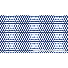   Perforált lemez horganyzott 1000x2000x1mm tábla 10mm lyuk Körlyukasztás átlós osztással Szabad áteresztő felület: 54% 