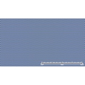   Perforált lemez horganyzott 1250x2500x1mm tábla 4 mm lyuk Körlyukasztás átlós osztással Szabad áteresztő felület: 40% 