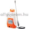 Akkumulátoros permetező 15L hátizsákos permetező 4,1L / perc, kerti permetező vállpántokkal