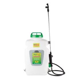 Háti permatező 16 literes tartállyal 58 cm csővel 12V akkumulátorral nagynyomású szivattyúval
