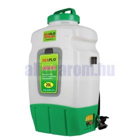   Háti permetező 20 literes tartállyal 58 cm csővel 12V akkumulátorral nagynyomású szivattyúval