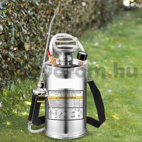   Kézi permetező 6L rozsdamentes permetező szivattyú kerti permetező vállpántokkal