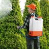 Akkumulátoros háti permetező 15 literes tartály hátizsákos permetezőgép 0–6,5 bar nyomás