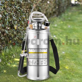   Kézi permetező 8L rozsdamentes permetező szivattyú kerti permetező vállpántokkal