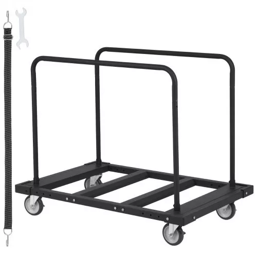 Lapszállító kocsi anyagszállító kocsi 816 kg teherbírású, 115x74 cm-es rakfelülettel