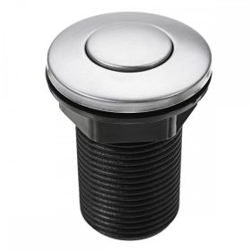   Levegős kapcsoló nyomógomb ø 32mm matt króm pneumatikus kapcsoló uszoda jakuzzi szivattyú indító nyomáskapcsoló