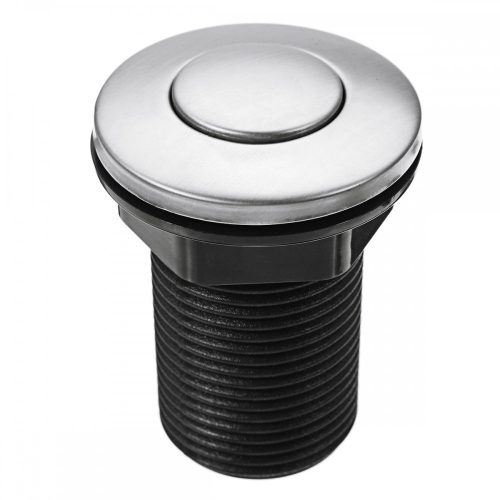 Levegős kapcsoló nyomógomb ø 32mm matt króm pneumatikus kapcsoló uszoda jakuzzi szivattyú indító nyomáskapcsoló