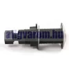 Pneumatikus nyomógomb levegős kapcsoló konyhamalac, hulladékaprító indító nyomáskapcsoló 25x95mm fényes króm