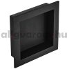 Beépíthető fürdőszobai polc 10x40x40 cm burkolandó műanyag polc csempézhető 