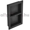 Beépíthető fürdőszobai polc 10x40x80 cm burkolandó műanyag 2 polc csempézhető 