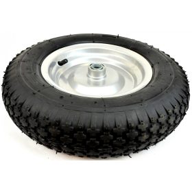   Ø 400 mm fúvott gumi kerék 4.80/4.00-8 csapágyas tömlős pótkerék kézikocsi, kiskocsi fúvott abroncs fém felni