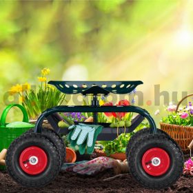   Ø260 mm Pótkerék 2 db 4.1/3.5-4" fúvott kerék piros műanyag felnivel pneumatikus gumiabroncs kézikocsi molnárkocsi talicska