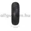 Ø260 mm Pótkerék 2 db 4.1/3.5-4" fúvott kerék piros műanyag felnivel pneumatikus gumiabroncs kézikocsi molnárkocsi talicska