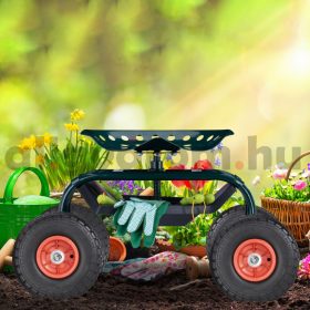   Ø260 mm tömörgumi kerék 2 db 4.1/3.5-4 defektmentes fekete-piros pótkerék műanyag felnivel kézikocsi kiskocsi molnárkocsi talicska