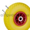 Ø260 mm tömörgumi kerék 2 db 3.00-4 defektmentes pótkerék kézikocsi kiskocsi molnárkocsi talicska számára